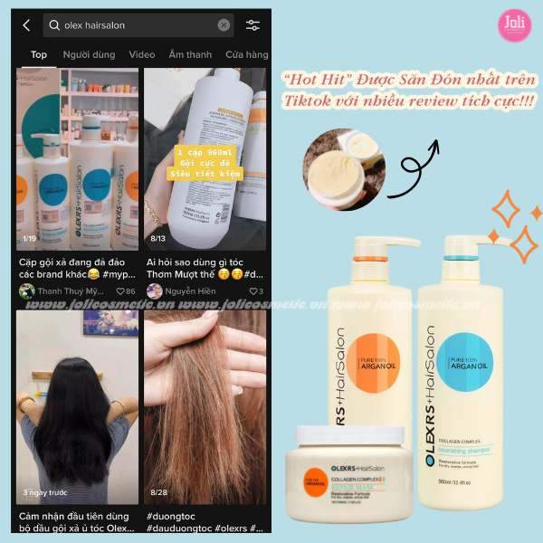 Kem Ủ Tóc Olexrs+HairSalon Argan Oil Collagen Complex Repair Mask 500mlKem Ủ Tóc Olexrs+HairSalon Argan Oil Collagen Complex Repair 500ml – JOLI COSMETIC Kem Ủ Tóc Olexrs+HairSalon Argan Oil Collagen Complex Repair Mask 500mlKem Ủ Tóc Olexrs+HairSalon Argan Oil Collagen Complex Repair 500ml – JOLI COSMETIC