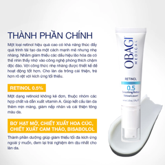 Kem Dưỡng Ẩm Giảm Nếp Nhăn Obagi Retinol 0.5 Smoothing 28g