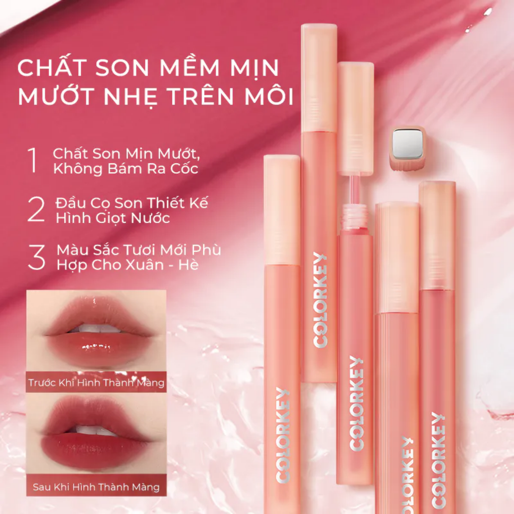 Son Kem Lì Colorkey Soft Matte Water Tint 1.8g