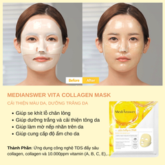 Mặt Nạ Dạng Thạch MediAnswer Collagen Mask 37g