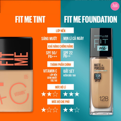 Kem Nền Maybelline New York Fit Me Fresh Tint SPF50+ PA+++ 30ml