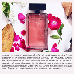 Set Nước Hoa Nữ Narciso Rodriguez Musc Noir Rose For Her (EDP 50ml + Showger gel 50ml + Lotion 50ml)