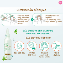 Dầu Gội Khô Tsubaki Dry Shampoo 180ml