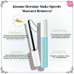 Tẩy Trang Cho Mắt & Lông Mi Mascara Kissme Speedy Mascara Remover