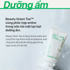 Sữa Rửa Mặt Dưỡng Ẩm Chiết Xuất Trà Xanh innisfree Green Tea Amino Hydrating Cleansing Foam 150g