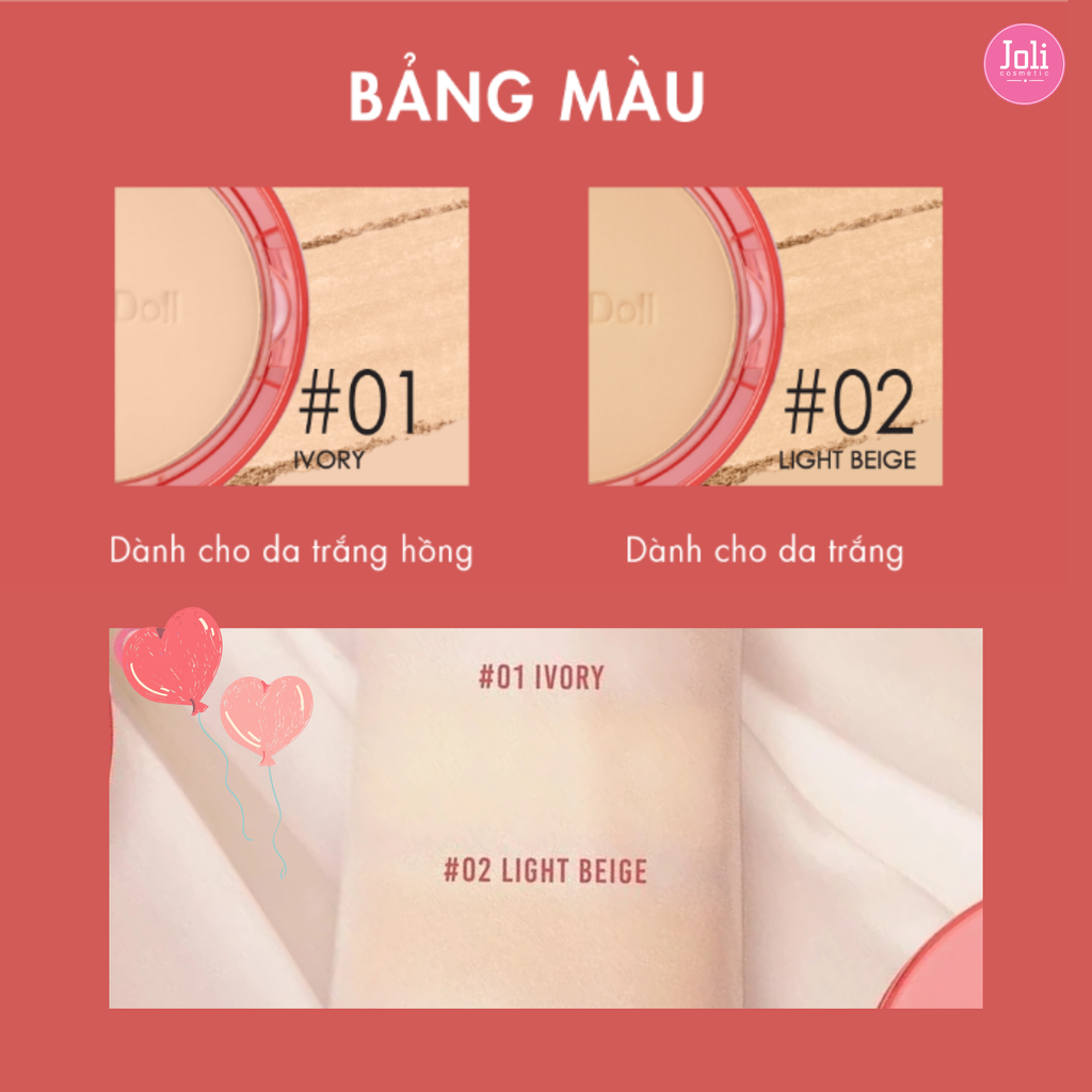 Phấn Nền Mịn Lì Cathy Doll Cover Matte Powder Pact SPF30 PA +++ 12g