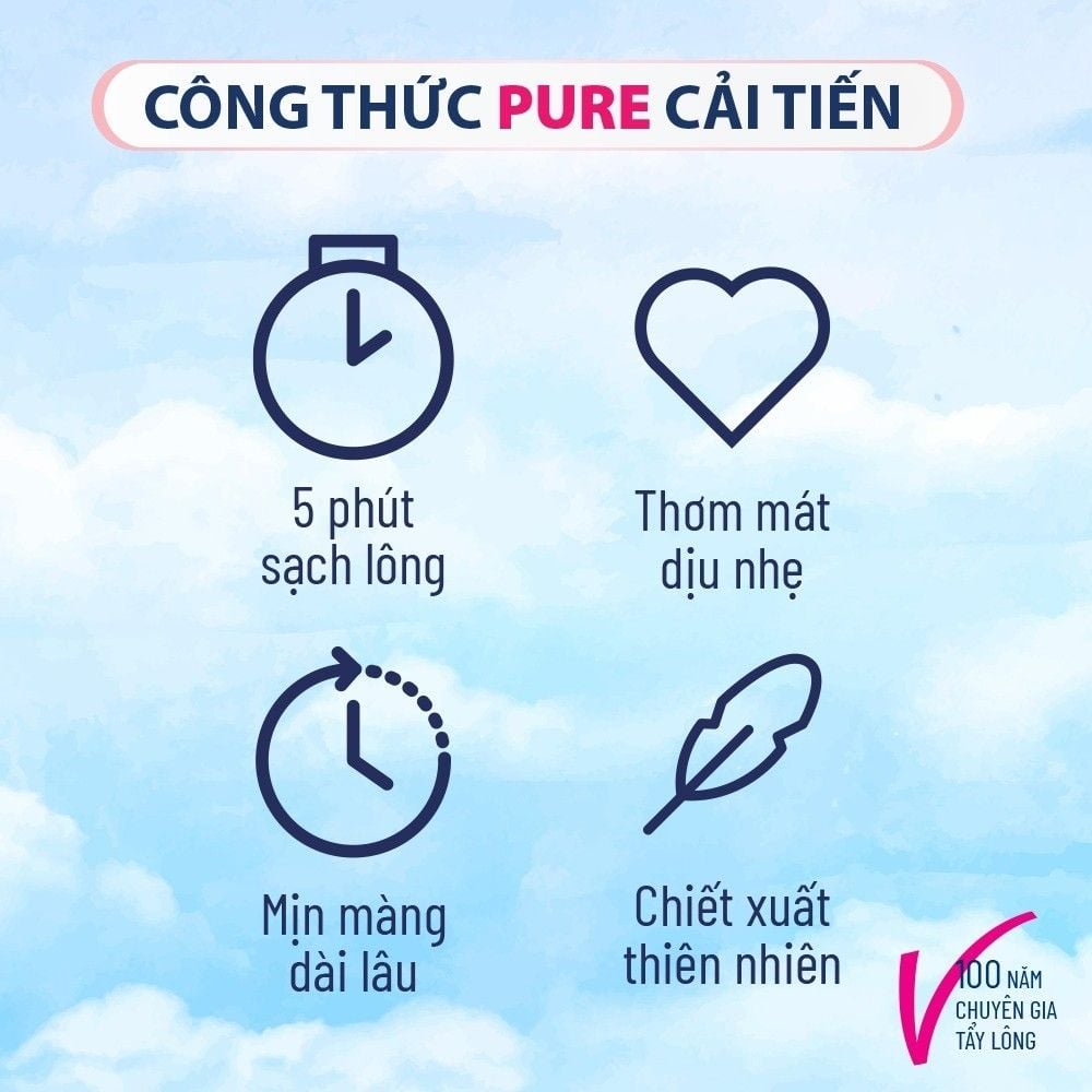 Kem Tẩy Lông Cho Da Nhạy Cảm Veet Hair Removal Cream