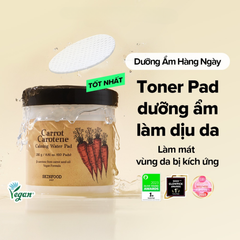 Nước Hoa Hồng Dạng Miếng Skinfood Carrot Carotene Calming Water Pad 250g