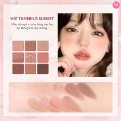 Phấn Mắt 9 Ô Hold Live Simple Specular Light Eyeshadow Palette 12.6g