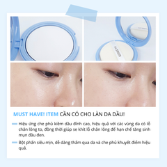 Phấn Phủ Dạng Nén Kiềm Dầu The Saem Saemmul Perfect Pore Pact 12g