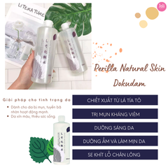 Nước Hoa Hồng Chiết Xuất Tía Tô Perilla Natural Skin Dokudami 500ml