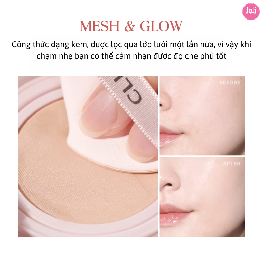 Phấn Nước Che Khuyết Điểm Clio Kill Cover Mesh Glow Cushion SPF50+ PA++++ (Kèm Lõi)