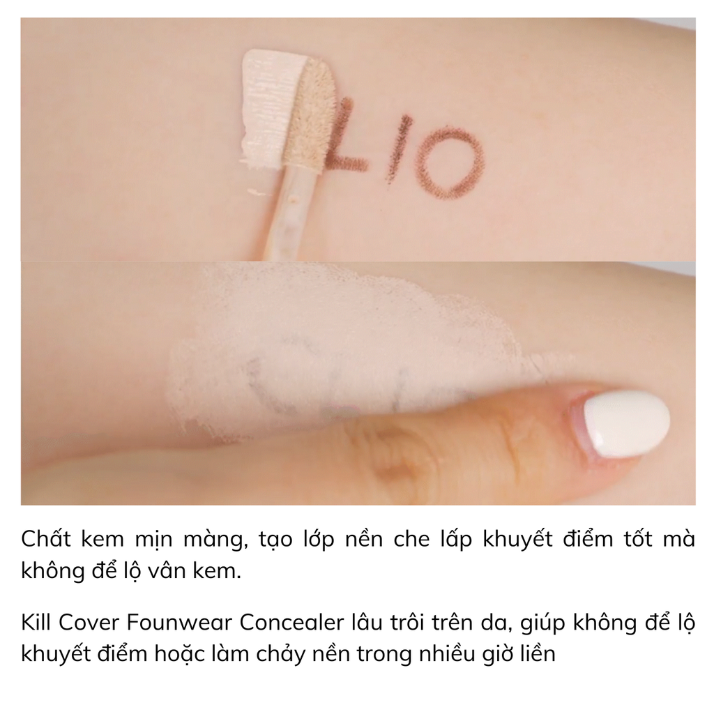 Che Khuyết Điểm Clio Kill Cover Founwear Concealer 6g