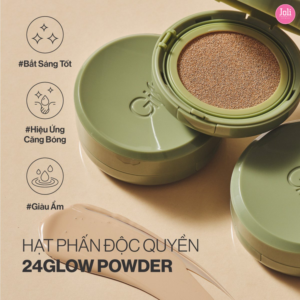 Phấn Nước Gilaa Vegan Super Glow Cushion SPF50+ PA++++ 15g