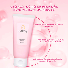 Tẩy Da Chết Body Muối Hồng Rmon White Label Dia Body Scurb 200g