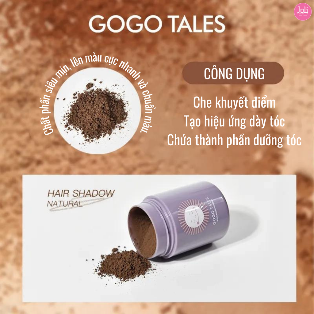 Bột Che Khuyết Điểm Tóc Gogo Tales Natural Hair Styling Powder 7.3g