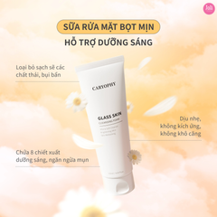 [HÀNG TẶNG] Sữa Rửa Mặt Dưỡng Trắng Da Caryophy Glass Skin Cleansing Foam 120ml