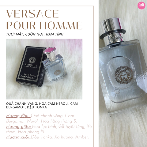 Nước Hoa Nam Versace Pour Homme 5ml