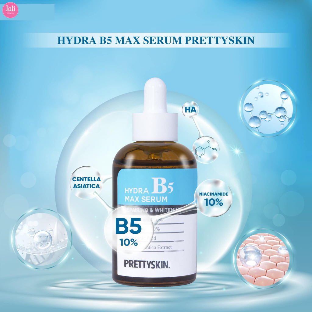 Tinh Chất Phục Hồi Dưỡng Trắng Prettyskin Hydra B5 Max Serum 50ml