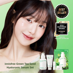 Bộ Sản Phẩm Dưỡng Da innisfree Green Tea Seed Hyaluronic Serum Set