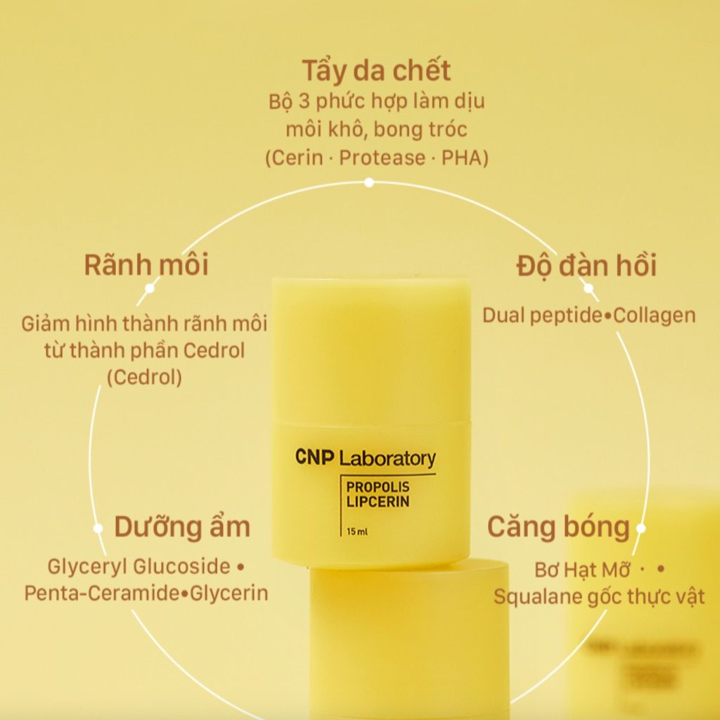 Sáp Dưỡng Môi CNP Laboratory Propolis Lipcerin 15ml