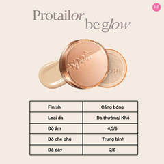 Phấn Nước Espoir Pro Tailor Be Glow Cushion New Class 2023 (Lõi Refill + 1 Foundation 7ml)