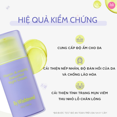 Kem Dưỡng Da Ban Đêm Phục Hồi Da By Wishtrend Vitamin A - Mazing Bakuchiol Night Cream 30g