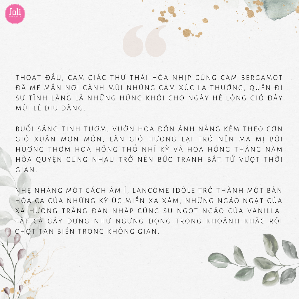 Nước Hoa Nữ Lancome Idole EDP