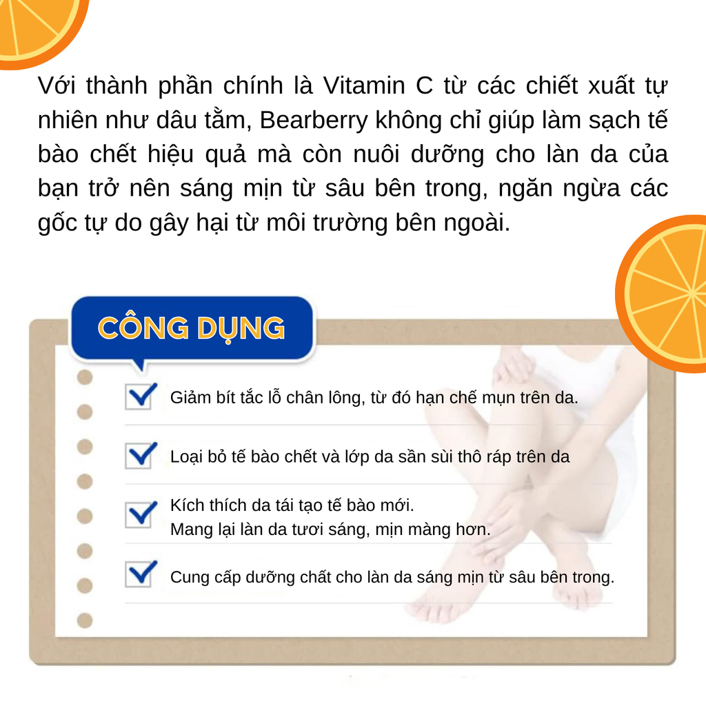 Tẩy Tế Bào Chết Toàn Thân Làm Sáng Da WHITE CONC Body Gommage 180g