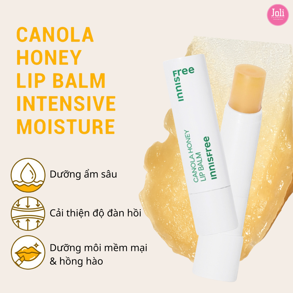 Son Dưỡng Môi innisfree Canola Honey Lip Balm 3.5g