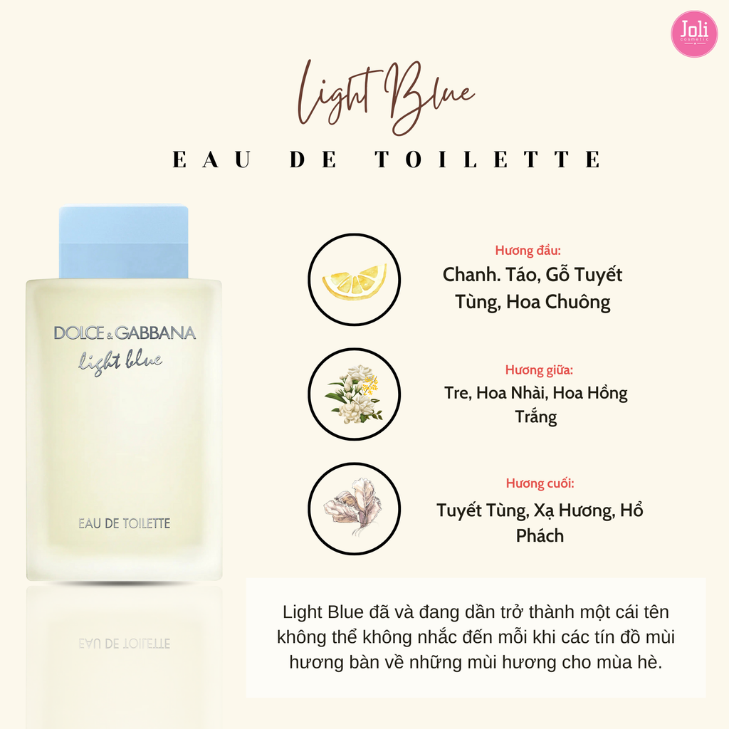 Nước Hoa Nữ Dolce & Gabbana Light Blue EDT 4.5ml