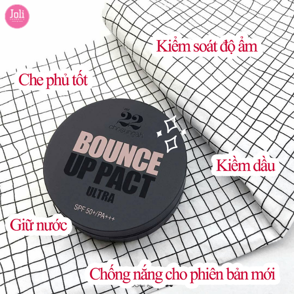 Phấn Tươi Che Phủ Khuyết Điểm Chosungah22 Bounce Up Pact Ultra Set SPF50+ PA+++ (tặng kèm lõi)