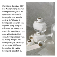 Nước Hoa Nữ Mont Blanc Signature EDP