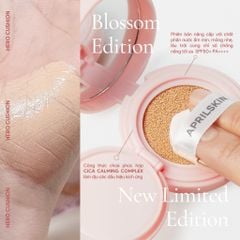 Set Phấn Nước Aprilskin Hero Cushion Mini Blossom Edition (15g+3.5g)