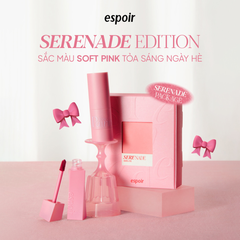 Set Son Kem Espoir Couture Lip Tint Blur Velvet Serenade 5.5g & Má Hồng Espoir Tone Pairing Liquid Cheek Serenade 8ml