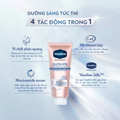 Sữa Dưỡng Thể Nâng Tông Da Vaseline Healthy Bright Gluta-Hya Body Tone-Up UV Lotion 300ml