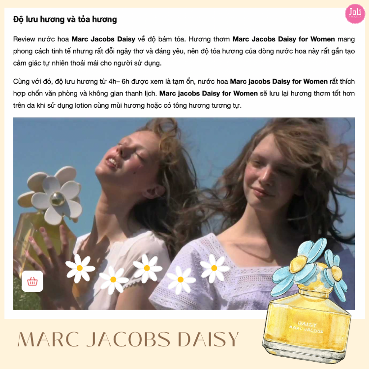 Nước Hoa Nữ Marc Jacobs Daisy Eau De Toilette 100ml