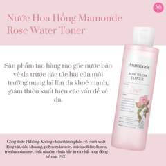Nước Hoa Hồng Dưỡng Ẩm Cho Mọi Loại Da Mamonde Rose Water Toner 250ml