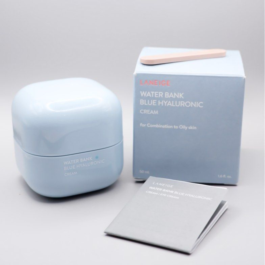 Kem Dưỡng Ẩm Cho Da Dầu Laneige Water Bank Blue Hyaluronic Cream For Combination To Oily Skin 50ml