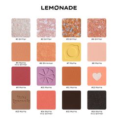 Bảng Phấn Mắt 16 Ô Lemonade Aesthetic Eyeshadow Palette 20.8g