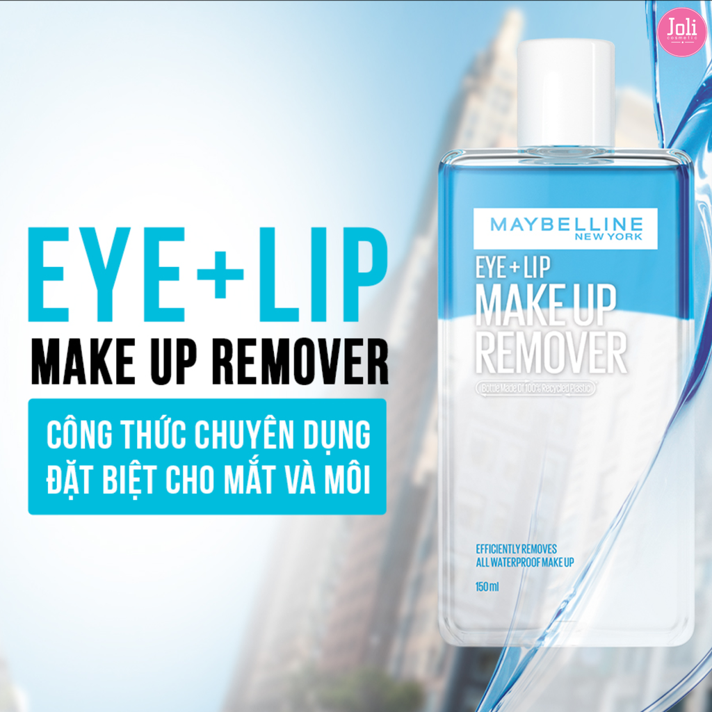 Nước Tẩy Trang Mắt Môi Maybelline Lip & Eyes Make Up Remover 40ml