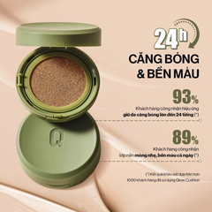 Phấn Nước Dưỡng Ẩm Glamrr Q Vegan Super Glow Cushion SPF50+/PA++++ 15g