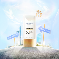 Kem Chống Nắng Kiềm Dầu Arumore Shea Butter Sunglow Defense Moisture SPF50+ 50ml