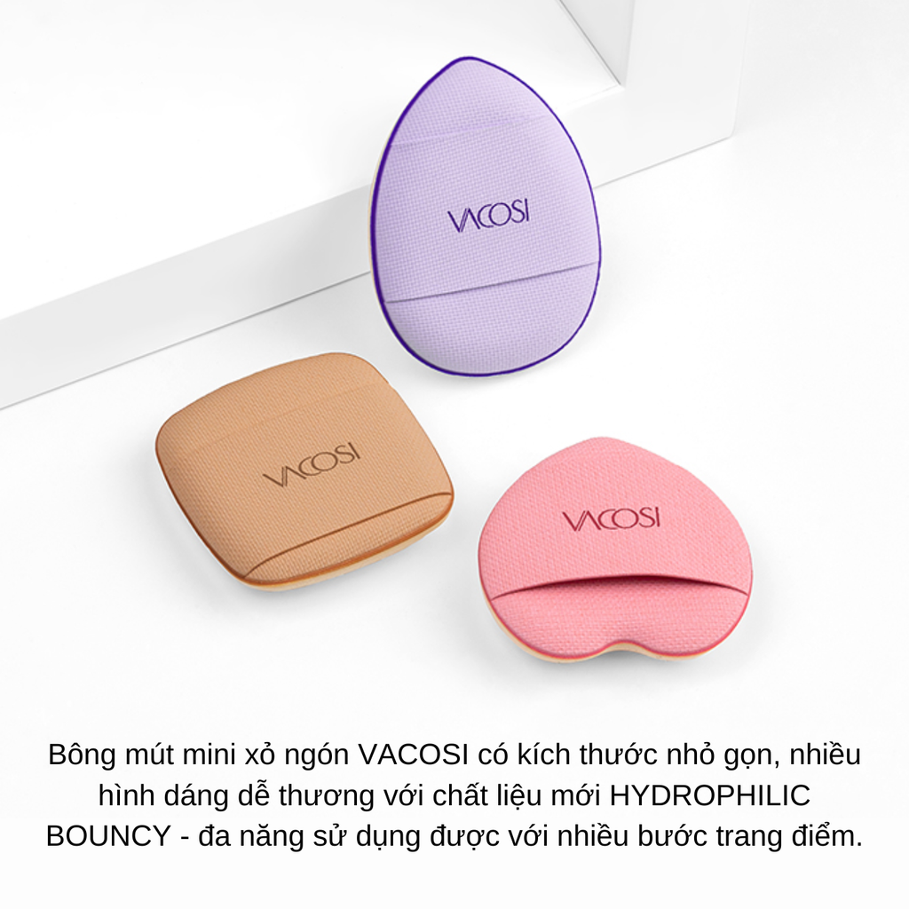 Bông Cushion Xỏ Ngón Mini Vacosi BP54 Top Finger Cushion