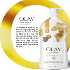 Sữa Tắm Dưỡng Ẩm Bơ Hạt Mỡ Olay Ultra Moisture With Shea Butter Body Wash 975ml