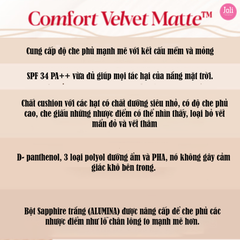 Phấn Nước Espoir Pro Tailor Be Velvet Cover Cushion New Class Awards Limited Edition 13g (Lõi refill +2 Foundation 7ml )