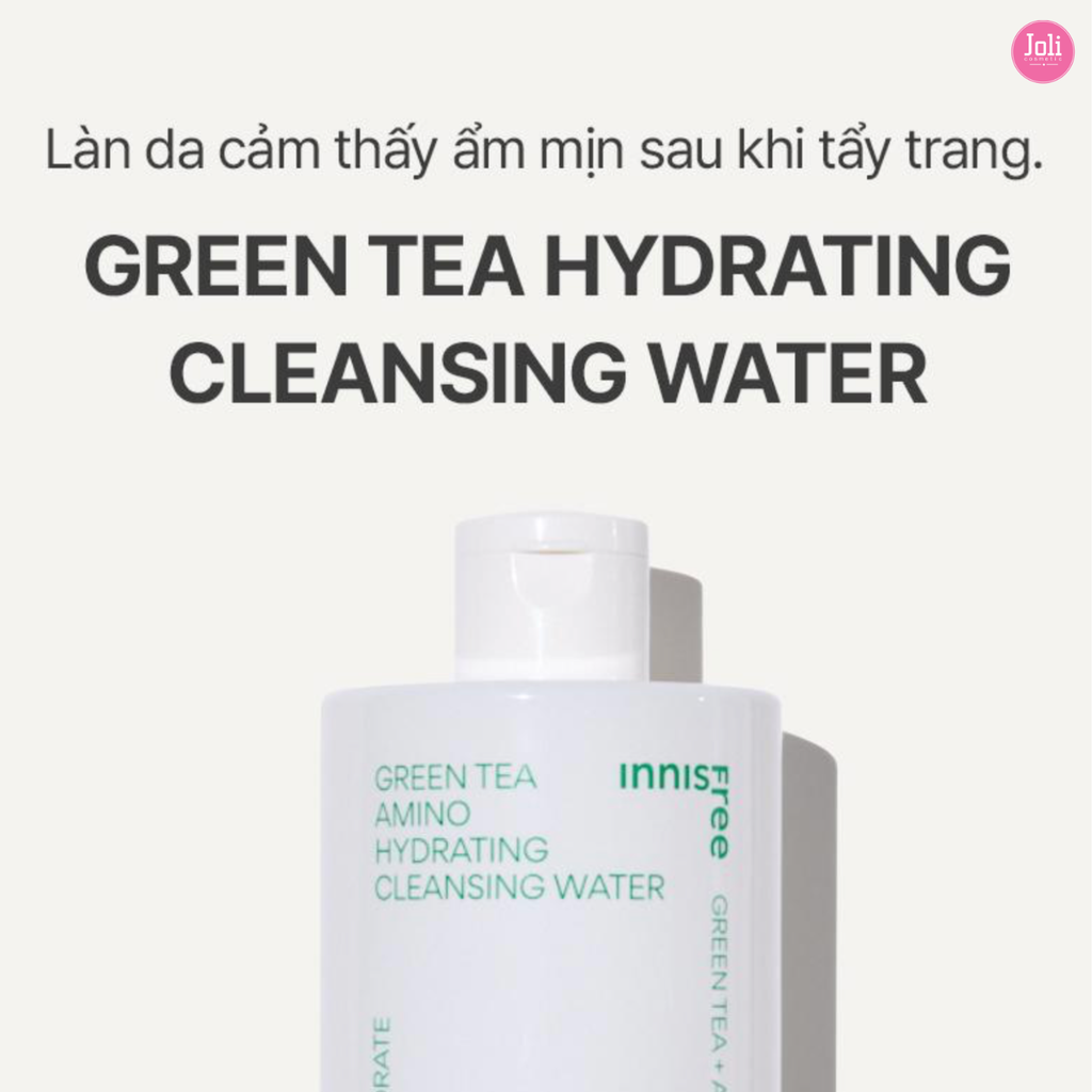 Nước Tẩy Trang Dưỡng Ẩm Da innisfree Green Tea Amino Hydrating Cleansing Water 320ml