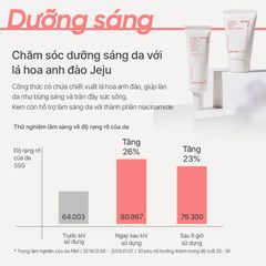 Kem Dưỡng Trắng Nâng Tông Da innisfree Cherry Blossom Glow Tone-up Cream 50ml