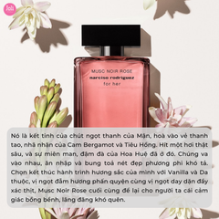 Set Nước Hoa Nữ Narciso Musc Noir Rose For Her EDP 50ml + Lotion Narciso 50ml