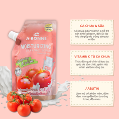 Muối Tắm Tẩy Tế Bào Chết Dưỡng Âm A Bonne Silky Salt Scrub Tomato And Milk 350g